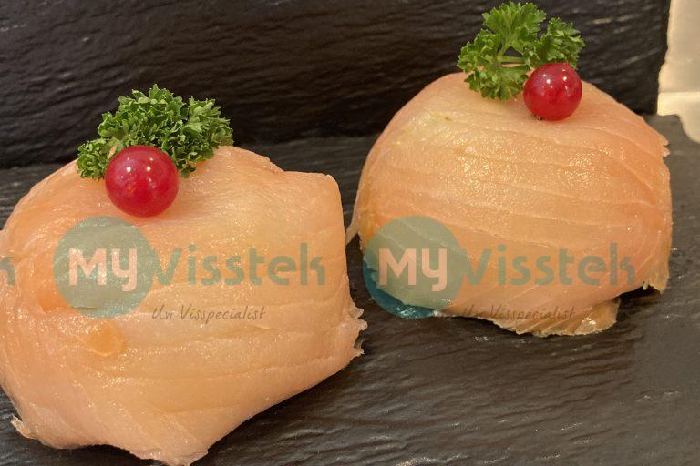 Bombe met gerookte zalm