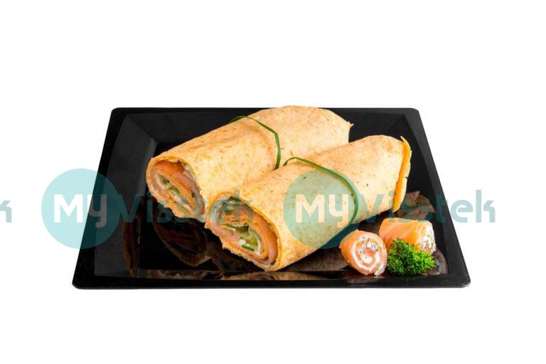 Wrap met Zalm en kaas