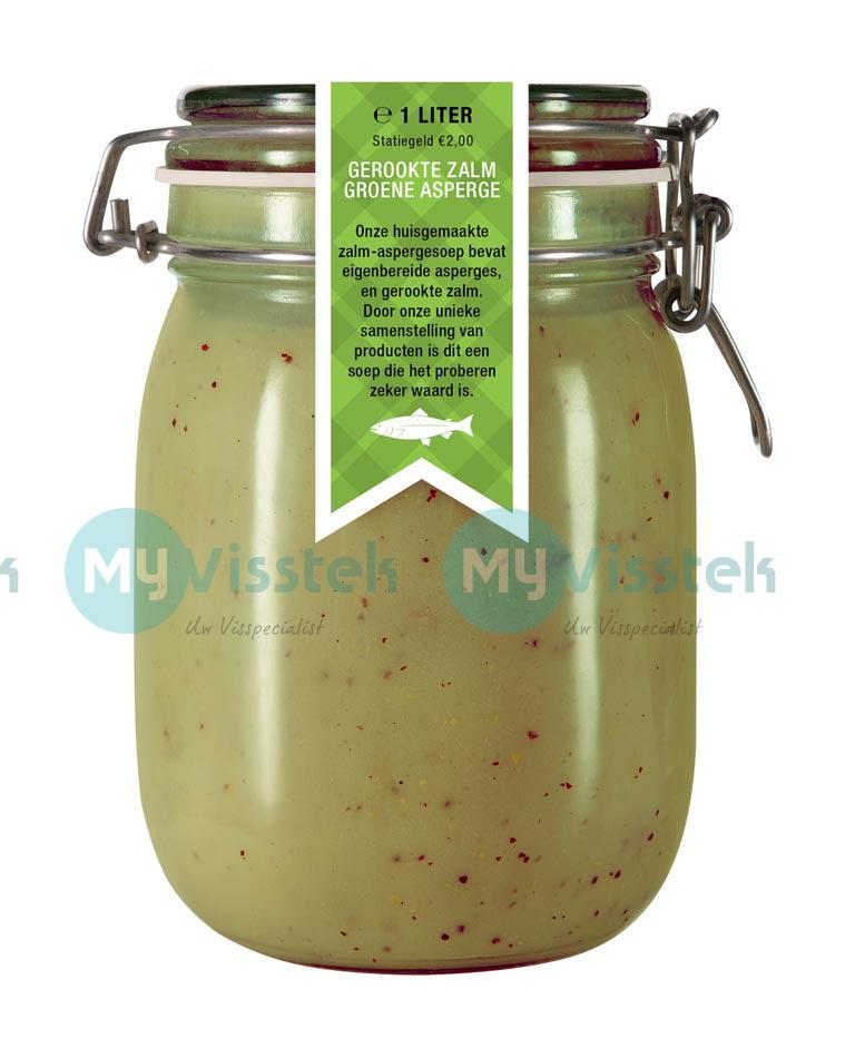WeckSoep Zalm Groene aspergesoep